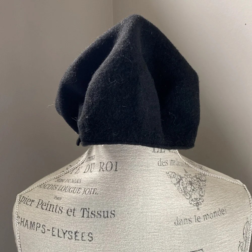 Y2K Vintage Juicy Couture black wool hat - Picture 3 of 4